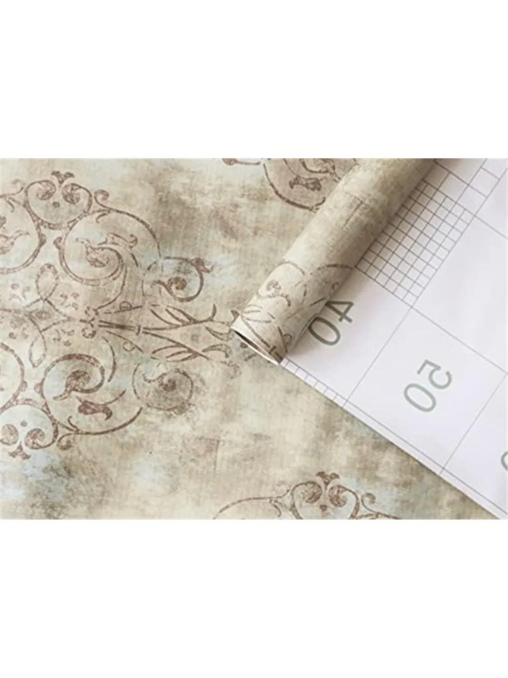 Peel Stick Wallpaper Vintage Damask Floral Removable Contact Paper Decor